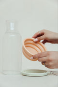 Silicone Foldable Food & Water Bowl Pink